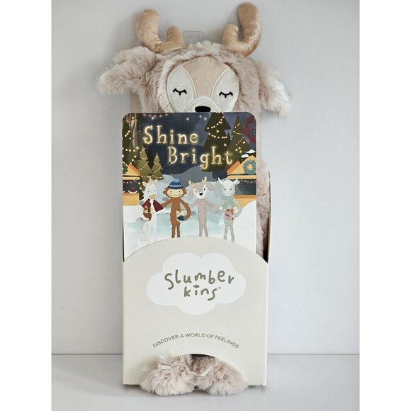 Slumberkins Ibex Reindeer The Caring Crew - New In Box - Picture 6 of 7